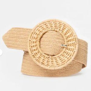 j mclaughlin Elizabeth Raffia Belt NWT